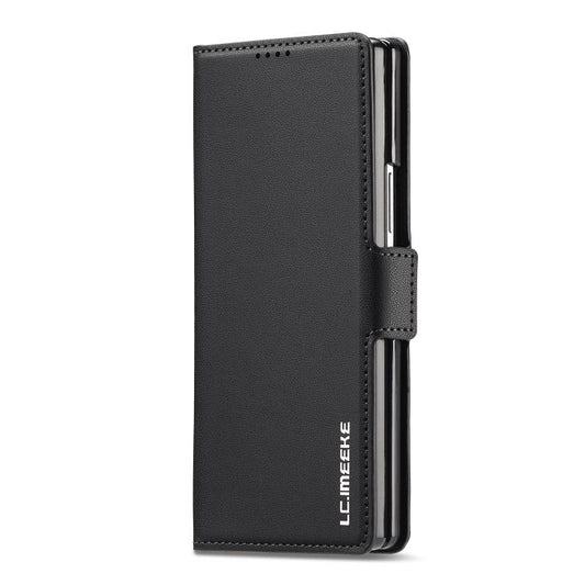 LC.IMEEKE L1 Series Frosted Fine Texture PU Phone Case with Pen Slot, Pen Not Included, For Galaxy Z Fold8 Ultra 5G, For Samsung Galaxy Z Fold7 5G, For Samsung Galaxy Z Fold6, For Samsung Galaxy Z Fold5, For Samsung Galaxy Z Fold4                      ...