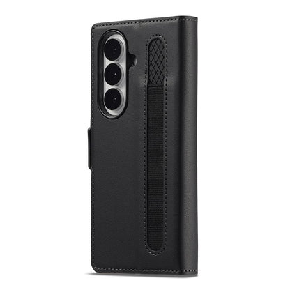 LC.IMEEKE L1 Series Frosted Fine Texture PU Phone Case with Pen Slot, Pen Not Included, For Galaxy Z Fold8 Ultra 5G, For Samsung Galaxy Z Fold7 5G, For Samsung Galaxy Z Fold6, For Samsung Galaxy Z Fold5, For Samsung Galaxy Z Fold4                      ...