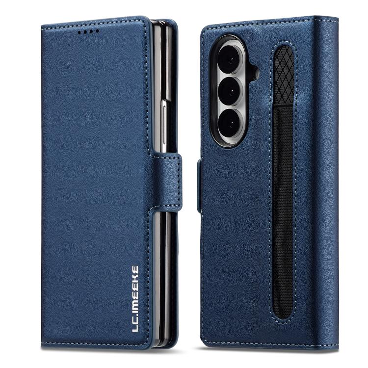 LC.IMEEKE L1 Series Frosted Fine Texture PU Phone Case with Pen Slot, Pen Not Included, For Galaxy Z Fold8 Ultra 5G, For Samsung Galaxy Z Fold7 5G, For Samsung Galaxy Z Fold6, For Samsung Galaxy Z Fold5, For Samsung Galaxy Z Fold4                      ...