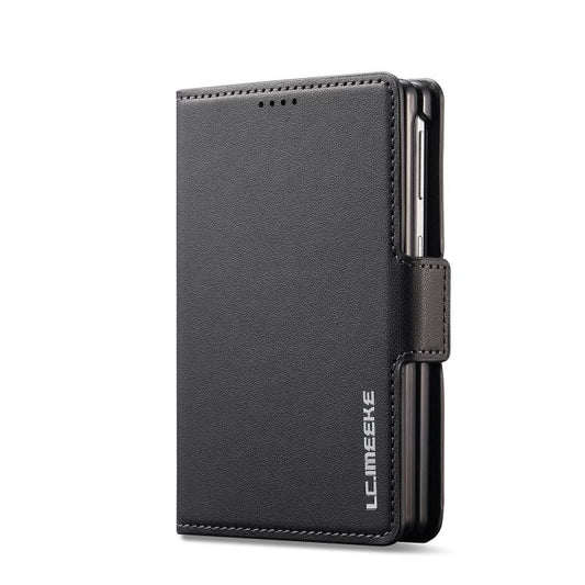 LC.IMEEKE L1 Series Frosted Fine Texture PU Phone Case with Pen Slot, Pen Not Included, For Galaxy Z Fold8 5G, For Galaxy Z Fold8 Ultra 5G, For Samsung Galaxy Z Fold7 5G, For Samsung Galaxy Z Fold6, For Samsung Galaxy Z Fold5, For Samsung Galaxy Z Fold4