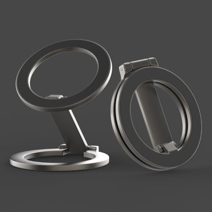 Soporte magnético para teléfono con anillo plegable MagSafe de doble cara en forma de Z, sin patrón