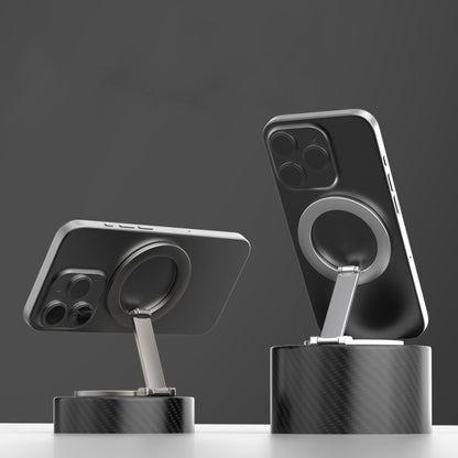 Soporte magnético para teléfono con anillo plegable MagSafe de doble cara en forma de Z, sin patrón