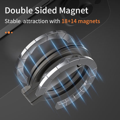 Z-shaped Double-sided Magnetic MagSafe Foldable Ring Phone Holder, without Pattern