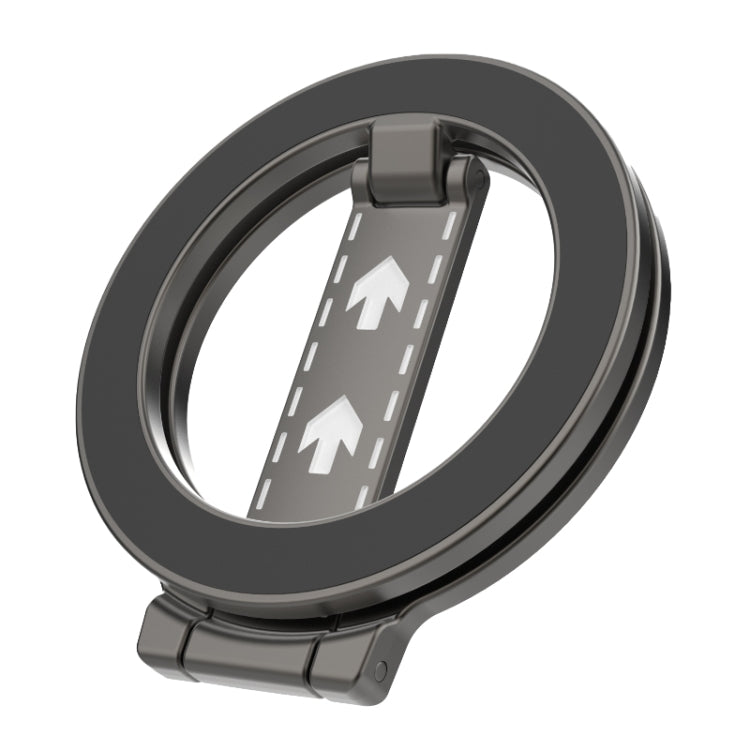 Z-shaped Double-sided Magnetic MagSafe Foldable Ring Phone Holder with Pattern, with Pattern