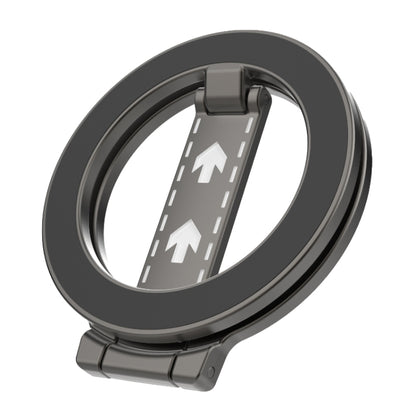 Z-shaped Double-sided Magnetic MagSafe Foldable Ring Phone Holder with Pattern, with Pattern