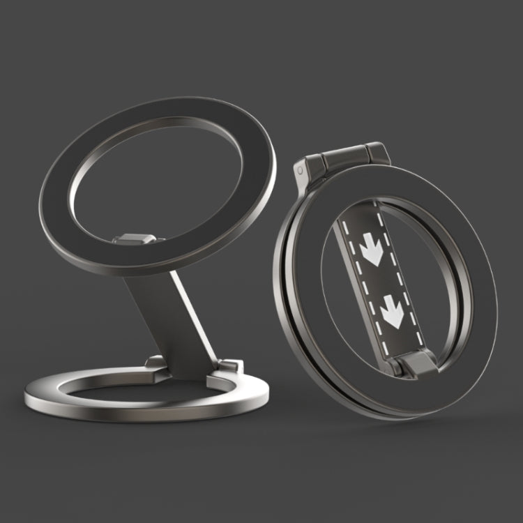 Z-shaped Double-sided Magnetic MagSafe Foldable Ring Phone Holder with Pattern, with Pattern
