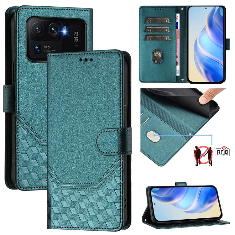 Honeycomb Embossing RFID Leather Phone Case, For Xiaomi Poco C40 / Redmi 10C, For Xiaomi Civi 1S, For Xiaomi Poco M4 Pro 4G, For Xiaomi Poco X4 Pro 5G, For Xiaomi Mi 11 Lite / Mi 11 Lite 5G NE, For Xiaomi 11T / 11T Pro, For Xiaomi Poco X3 GT           ...