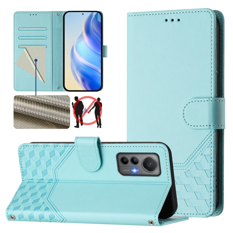 Honeycomb Embossing RFID Leather Phone Case, For Xiaomi 12 5G / 12X 5G / 12S 5G, For Xiaomi 12 Lite, For Xiaomi Poco C40 / Redmi 10C, For Xiaomi Civi 1S, For Xiaomi Poco M4 Pro 4G, For Xiaomi Poco X4 Pro 5G, For Xiaomi Mi 11 Lite / Mi 11 Lite 5G NE    ...