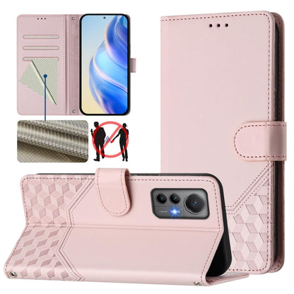 Honeycomb Embossing RFID Leather Phone Case, For Xiaomi 12 5G / 12X 5G / 12S 5G, For Xiaomi 12 Lite, For Xiaomi Poco C40 / Redmi 10C, For Xiaomi Civi 1S, For Xiaomi Poco M4 Pro 4G, For Xiaomi Poco X4 Pro 5G, For Xiaomi Mi 11 Lite / Mi 11 Lite 5G NE    ...