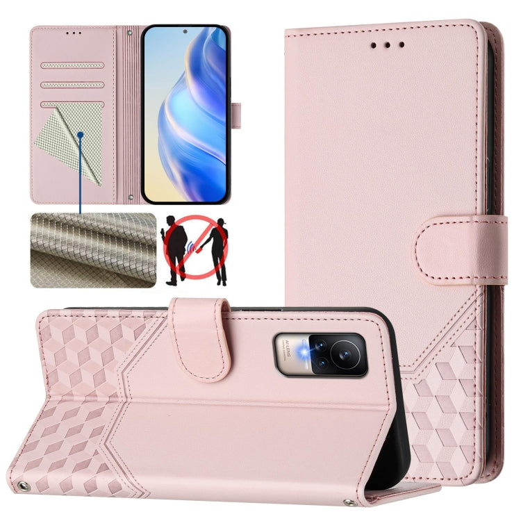 Honeycomb Embossing RFID Leather Phone Case, For Xiaomi Poco C40 / Redmi 10C, For Xiaomi Civi 1S, For Xiaomi Poco M4 Pro 4G, For Xiaomi Poco X4 Pro 5G, For Xiaomi Mi 11 Lite / Mi 11 Lite 5G NE, For Xiaomi 11T / 11T Pro, For Xiaomi Poco X3 GT           ...