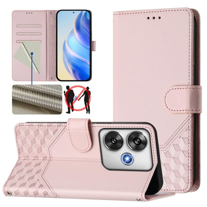 Honeycomb Embossing RFID Leather Phone Case, For Xiaomi Poco F6 5G, For Xiaomi Poco M6 Pro 4G, For Xiaomi Poco X6 Neo 5G, For Xiaomi Poco X6 Pro / Redmi K70E, For Xiaomi Poco X6 5G, For Xiaomi 14 Ultra 5G, For Xiaomi 14 Pro 5G, For Xiaomi 14           ...