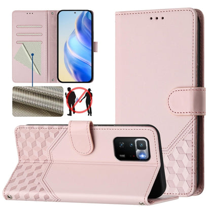 Honeycomb Embossing RFID Leather Phone Case, For Xiaomi Poco C40 / Redmi 10C, For Xiaomi Civi 1S, For Xiaomi Poco M4 Pro 4G, For Xiaomi Poco X4 Pro 5G, For Xiaomi Mi 11 Lite / Mi 11 Lite 5G NE, For Xiaomi 11T / 11T Pro, For Xiaomi Poco X3 GT           ...