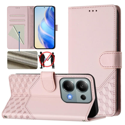 Honeycomb Embossing RFID Leather Phone Case, For Xiaomi Poco F6 5G, For Xiaomi Poco M6 Pro 4G, For Xiaomi Poco X6 Neo 5G, For Xiaomi Poco X6 Pro / Redmi K70E, For Xiaomi Poco X6 5G, For Xiaomi 14 Ultra 5G, For Xiaomi 14 Pro 5G, For Xiaomi 14           ...