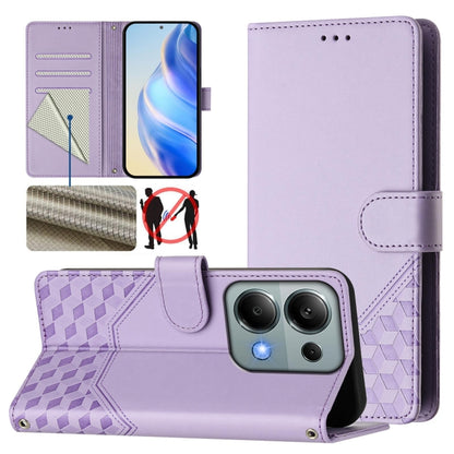 Honeycomb Embossing RFID Leather Phone Case, For Xiaomi Poco F6 5G, For Xiaomi Poco M6 Pro 4G, For Xiaomi Poco X6 Neo 5G, For Xiaomi Poco X6 Pro / Redmi K70E, For Xiaomi Poco X6 5G, For Xiaomi 14 Ultra 5G, For Xiaomi 14 Pro 5G, For Xiaomi 14           ...