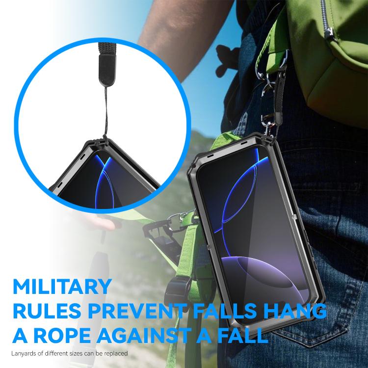 R-JUST Life Waterproof Dustproof Shockproof Holder Phone Case