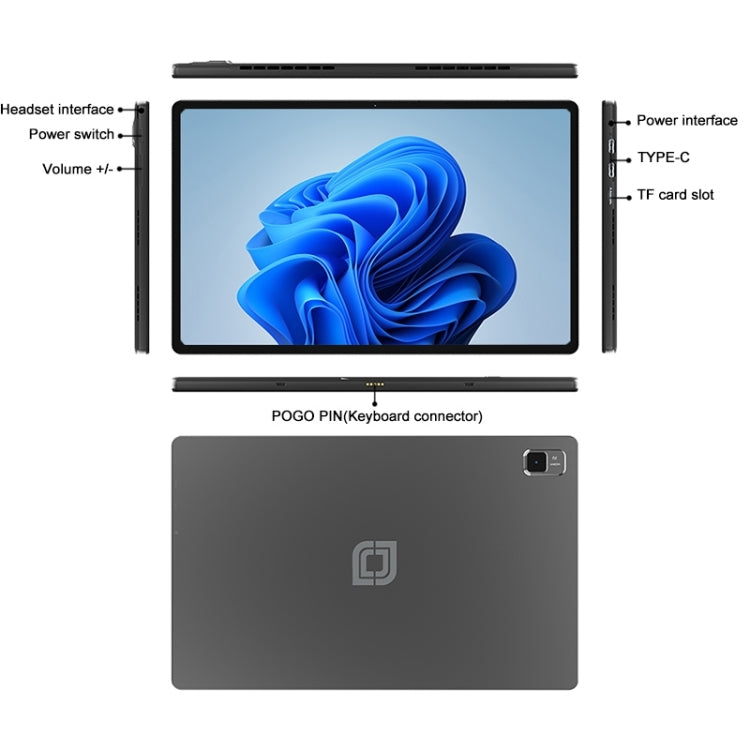 Jumper EZpad V12 Pro Tablet PC, No Keyboard, 12 inch Windows 11 Home OS Intel Alder Lake N95 Quad Core, 12GB+256GB, 12GB+512GB