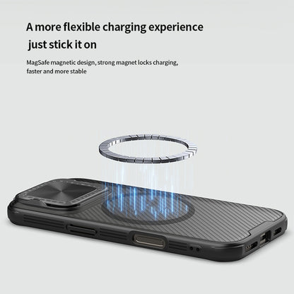 NILLKIN CamShield Prop MagSafe Magnetic Translucent PC Phone Case, For iPhone 16 Pro Max, For iPhone 16 Pro