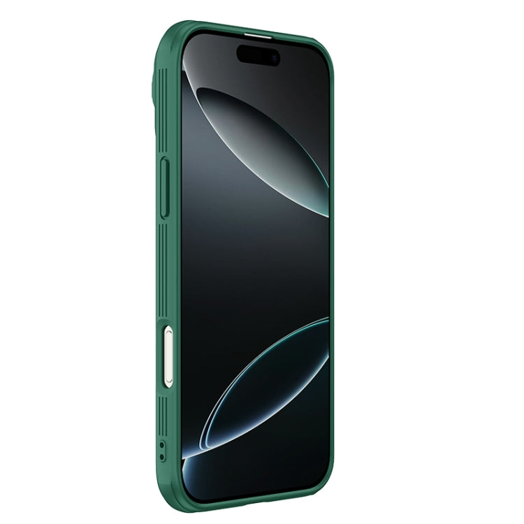 NILLKIN Black Mirror Prop CD Texture Mirror Phone Case, For iPhone 16 Pro Max, For iPhone 16 Pro