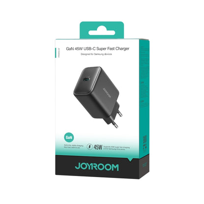 JOYROOM JR-TCG13 45W GaN USB-C / Type-C Port Super Fast Charger, EU Plug, UK Plug