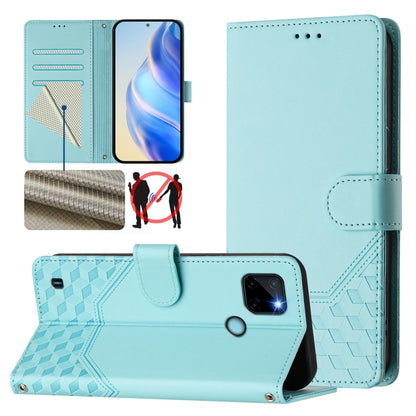 Honeycomb Embossing RFID Leather Phone Case, For Realme 9 Pro+ 5G / 9 4G Global, For Realme GT Neo 3, For Realme 9 Pro 5G Global, For Realme C21Y, For Realme C25 / C15 / C12 / C25s, For Realme 8 5G / V13 5G / Q3 5G, For Realme 8 4G / 8 Pro 4G          ...