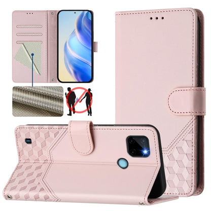 Honeycomb Embossing RFID Leather Phone Case, For Realme 9 Pro+ 5G / 9 4G Global, For Realme GT Neo 3, For Realme 9 Pro 5G Global, For Realme C21Y, For Realme C25 / C15 / C12 / C25s, For Realme 8 5G / V13 5G / Q3 5G, For Realme 8 4G / 8 Pro 4G          ...