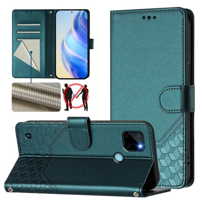 Honeycomb Embossing RFID Leather Phone Case, For Realme 9 Pro+ 5G / 9 4G Global, For Realme GT Neo 3, For Realme 9 Pro 5G Global, For Realme C21Y, For Realme C25 / C15 / C12 / C25s, For Realme 8 5G / V13 5G / Q3 5G, For Realme 8 4G / 8 Pro 4G          ...