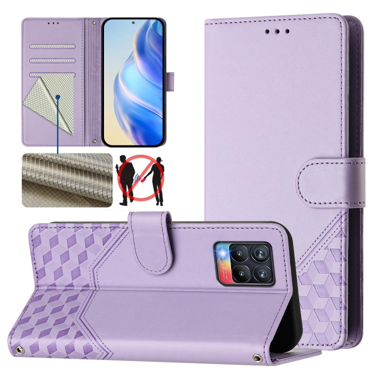 Honeycomb Embossing RFID Leather Phone Case, For Realme 9 Pro+ 5G / 9 4G Global, For Realme GT Neo 3, For Realme 9 Pro 5G Global, For Realme C21Y, For Realme C25 / C15 / C12 / C25s, For Realme 8 5G / V13 5G / Q3 5G, For Realme 8 4G / 8 Pro 4G          ...