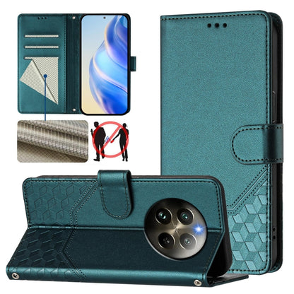 Honeycomb Embossing RFID Leather Phone Case, For Realme 14x Global / V70 5G / C75 5G, For Realme Narzo 80 Pro / 14 Pro 5G India, For Realme 14 5G / 14T 5G Global, For Realme P3 Ultra 5G, For Realme P3 5G, For Realme 14 Pro+ 5G, For Realme 14 Pro 5G    ...