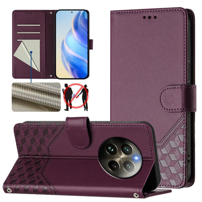 Honeycomb Embossing RFID Leather Phone Case, For Realme 14x Global / V70 5G / C75 5G, For Realme Narzo 80 Pro / 14 Pro 5G India, For Realme 14 5G / 14T 5G Global, For Realme P3 Ultra 5G, For Realme P3 5G, For Realme 14 Pro+ 5G, For Realme 14 Pro 5G    ...