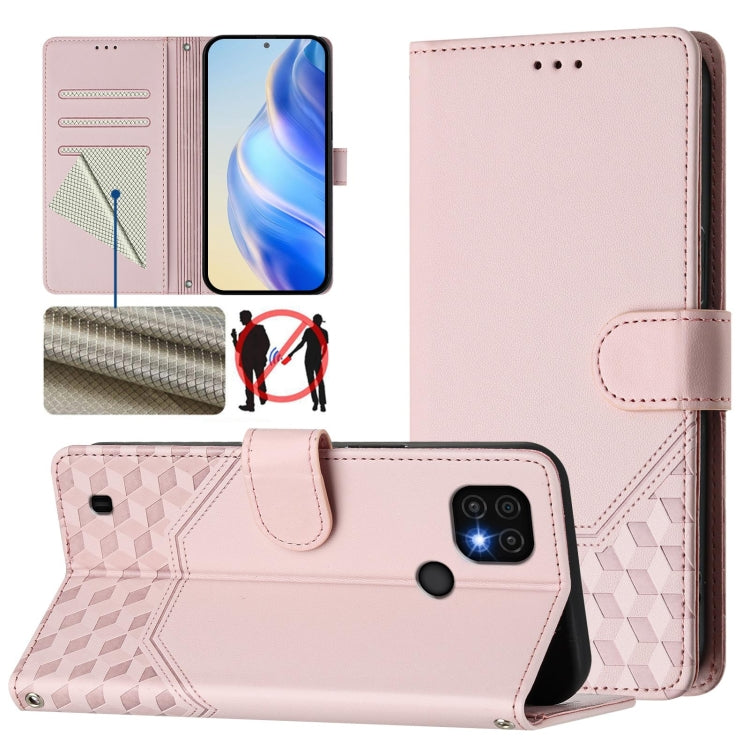 Honeycomb Embossing RFID Leather Phone Case, For Realme 9 Pro+ 5G / 9 4G Global, For Realme GT Neo 3, For Realme 9 Pro 5G Global, For Realme C21Y, For Realme C25 / C15 / C12 / C25s, For Realme 8 5G / V13 5G / Q3 5G, For Realme 8 4G / 8 Pro 4G          ...