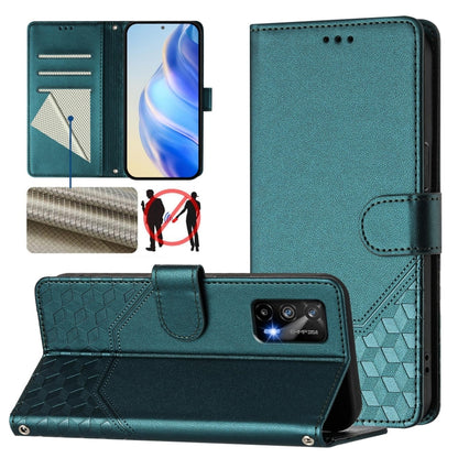 Honeycomb Embossing RFID Leather Phone Case, For Realme 9 Pro+ 5G / 9 4G Global, For Realme GT Neo 3, For Realme 9 Pro 5G Global, For Realme C21Y, For Realme C25 / C15 / C12 / C25s, For Realme 8 5G / V13 5G / Q3 5G, For Realme 8 4G / 8 Pro 4G          ...