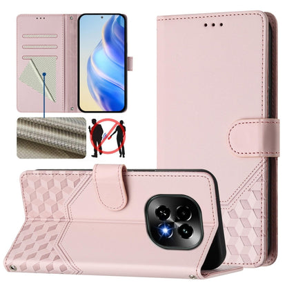 Honeycomb Embossing RFID Leather Phone Case, For Realme 14x Global / V70 5G / C75 5G, For Realme Narzo 80 Pro / 14 Pro 5G India, For Realme 14 5G / 14T 5G Global, For Realme P3 Ultra 5G, For Realme P3 5G, For Realme 14 Pro+ 5G, For Realme 14 Pro 5G    ...