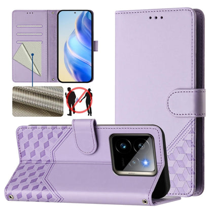 Honeycomb Embossing RFID Leather Phone Case, For Realme 14x Global / V70 5G / C75 5G, For Realme Narzo 80 Pro / 14 Pro 5G India, For Realme 14 5G / 14T 5G Global, For Realme P3 Ultra 5G, For Realme P3 5G, For Realme 14 Pro+ 5G, For Realme 14 Pro 5G    ...