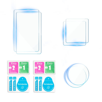 STARTRC 3 in 1 Lens Protector Front and Rear Screen Tempered Glass Films, For DJI Osmo Action 5 Pro