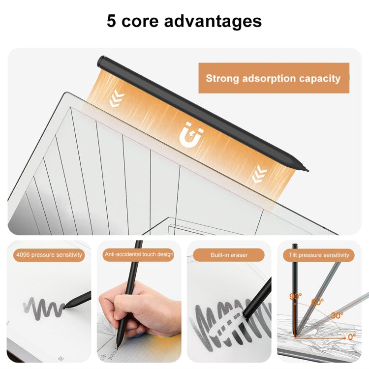 4096 Tilt Pressure-sensitive Prevent Accidental Touch Magnetic Stylus Pen for Samsung Tab, For Samsung Tab