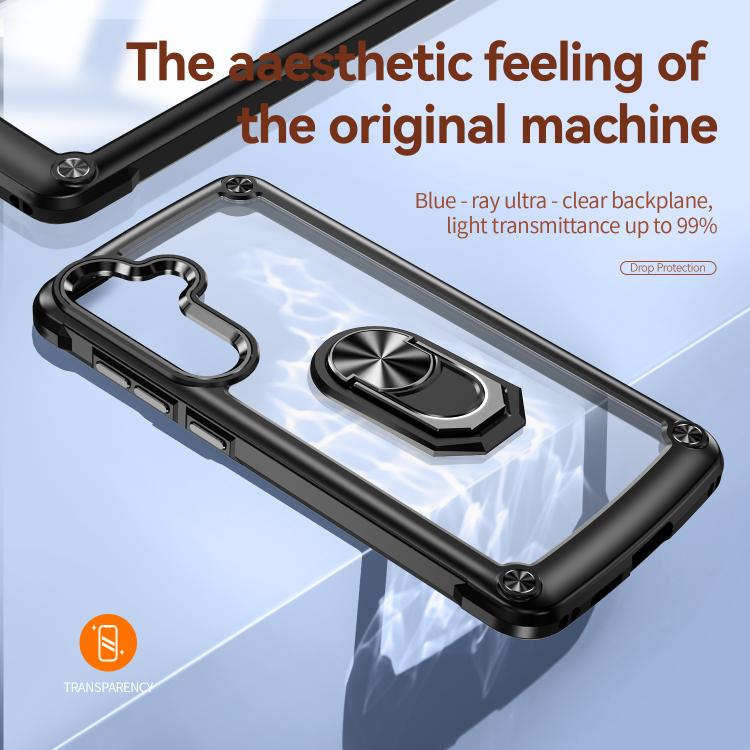 TPU + PC Lens Protection Phone Case with Ring Holder, For Samsung Galaxy A57 5G, For Samsung Galaxy A37 5G, For Samsung Galaxy A26 5G / A17 5G, For Samsung Galaxy A56 5G, For Samsung Galaxy A36 5G, For Samsung Galaxy A16 5G