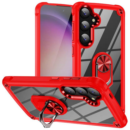 TPU + PC Lens Protection Phone Case with Ring Holder, For Samsung Galaxy A57 5G, For Samsung Galaxy A37 5G, For Samsung Galaxy A26 5G / A17 5G, For Samsung Galaxy A56 5G, For Samsung Galaxy A36 5G, For Samsung Galaxy A16 5G