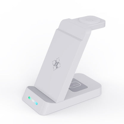 B20A 15W Qi Wireless Charger 3-in-1 Vertical Stand Phone Holder for Samsung Watch / Galaxy Buds, B20A for Samsung
