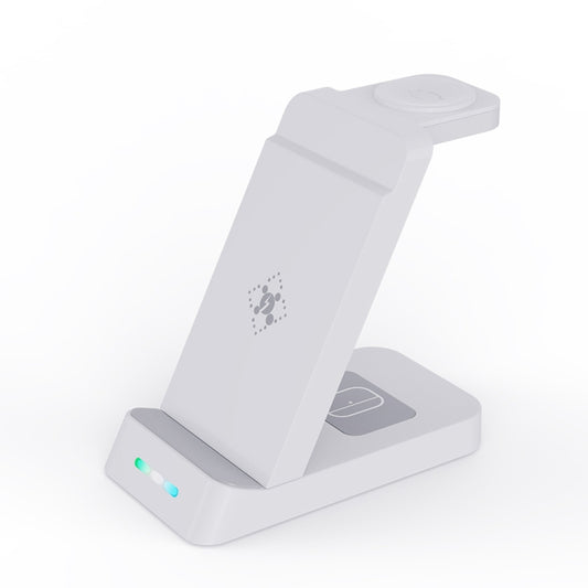 B20A 15W Qi Wireless Charger 3-in-1 Vertical Stand Phone Holder for Samsung Watch / Galaxy Buds, B20A for Samsung