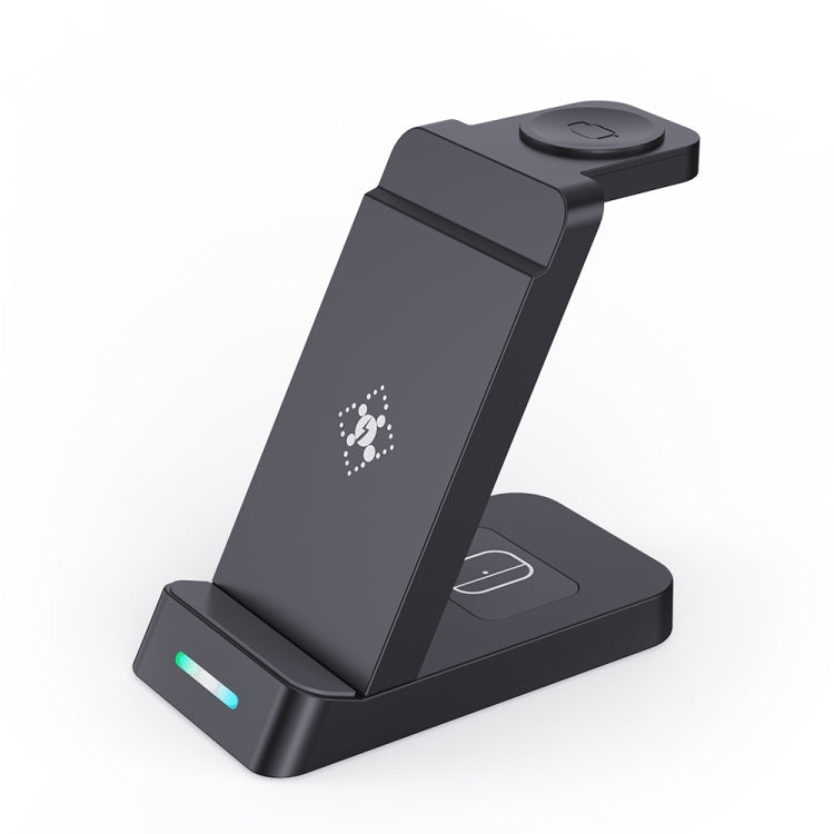 B20A 15W Qi Wireless Charger 3-in-1 Vertical Stand Phone Holder for Samsung Watch / Galaxy Buds, B20A for Samsung