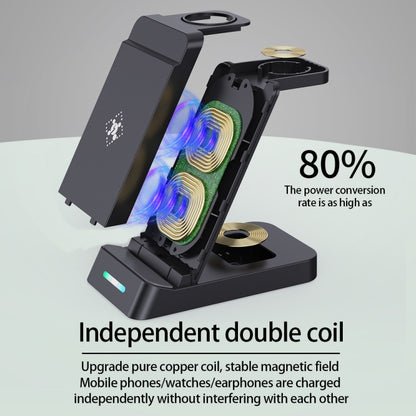 B20A 15W Qi Wireless Charger 3-in-1 Vertical Stand Phone Holder for Samsung Watch / Galaxy Buds, B20A for Samsung