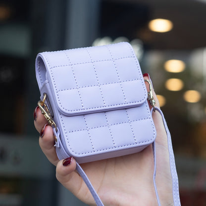 BFB04 Plaid Crossbody Fold Phone Bag, For Samsung Galaxy Z Flip6