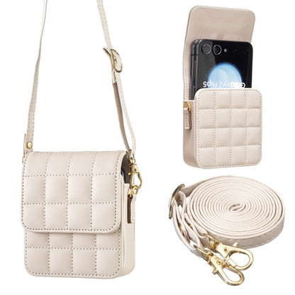 BFB04 Plaid Crossbody Fold Phone Bag, For Samsung Galaxy Z Flip6