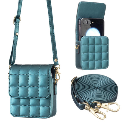 BFB04 Plaid Crossbody Fold Phone Bag, For Samsung Galaxy Z Flip6
