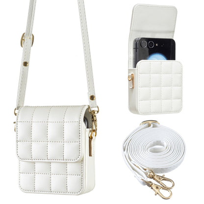 BFB04 Plaid Crossbody Fold Phone Bag, For Samsung Galaxy Z Flip6