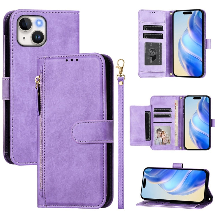 Multi-Card Slots Zipper Wallet Leather Phone Case, For iPhone 14 Pro Max, For iPhone SE 2022 / 2020 / 8 / 7, For iPhone 13 Pro Max, For iPhone 13 Pro, For iPhone 13 mini, For iPhone 12 / 12 Pro, For iPhone 12 Pro Max, For iPhone 12 mini                ...