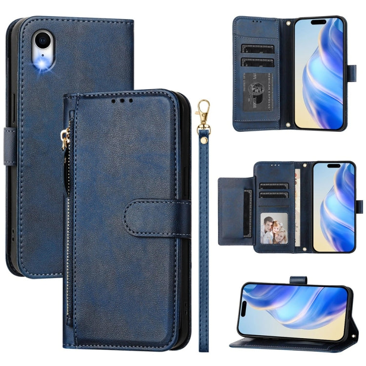 Multi-Card Slots Zipper Wallet Leather Phone Case, For iPhone 14 Pro Max, For iPhone SE 2022 / 2020 / 8 / 7, For iPhone 13 Pro Max, For iPhone 13 Pro, For iPhone 13 mini, For iPhone 12 / 12 Pro, For iPhone 12 Pro Max, For iPhone 12 mini                ...