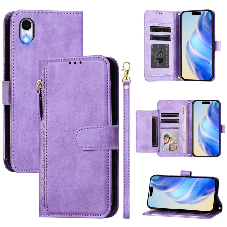 Multi-Card Slots Zipper Wallet Leather Phone Case, For iPhone 14 Pro Max, For iPhone SE 2022 / 2020 / 8 / 7, For iPhone 13 Pro Max, For iPhone 13 Pro, For iPhone 13 mini, For iPhone 12 / 12 Pro, For iPhone 12 Pro Max, For iPhone 12 mini                ...