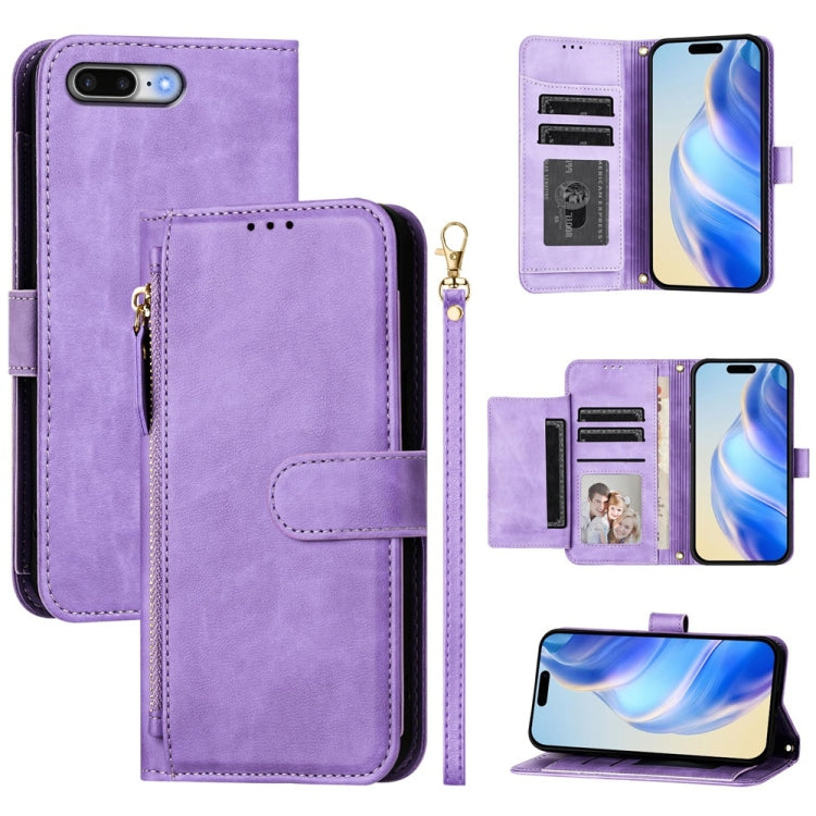 Multi-Card Slots Zipper Wallet Leather Phone Case, For iPhone 14 Pro Max, For iPhone SE 2022 / 2020 / 8 / 7, For iPhone 13 Pro Max, For iPhone 13 Pro, For iPhone 13 mini, For iPhone 12 / 12 Pro, For iPhone 12 Pro Max, For iPhone 12 mini                ...