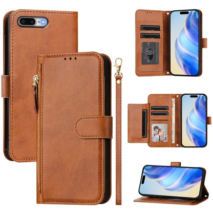 Multi-Card Slots Zipper Wallet Leather Phone Case, For iPhone 14 Pro Max, For iPhone SE 2022 / 2020 / 8 / 7, For iPhone 13 Pro Max, For iPhone 13 Pro, For iPhone 13 mini, For iPhone 12 / 12 Pro, For iPhone 12 Pro Max, For iPhone 12 mini                ...